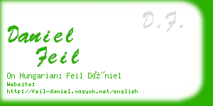 daniel feil business card